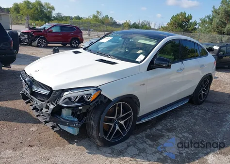 2017 Mercedes-Benz Amg Gle 43 Coupe 4Matic из США, поврежденный, VIN 4JGED6EB1HA076108